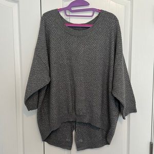 Large Silver Sparkle New York & Company Sweater